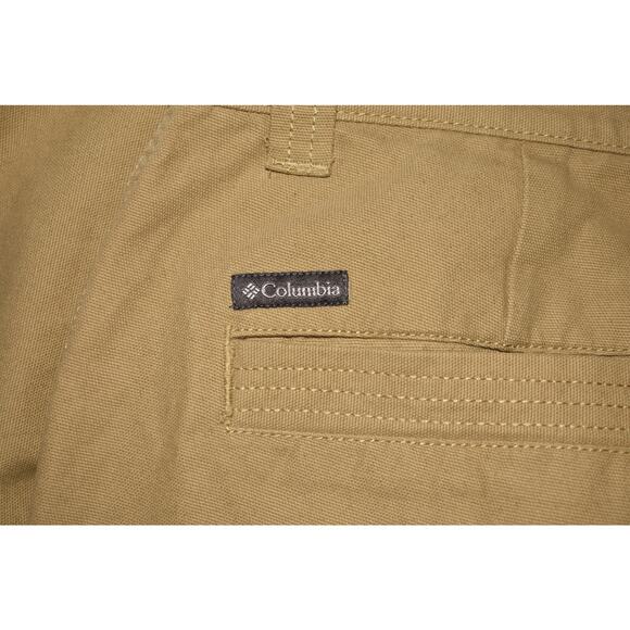 COLUMBIA $75 Cotton Canvas Multi-Pocket Khaki Utility Pant Men's 34‎ - Picture 3 of 4